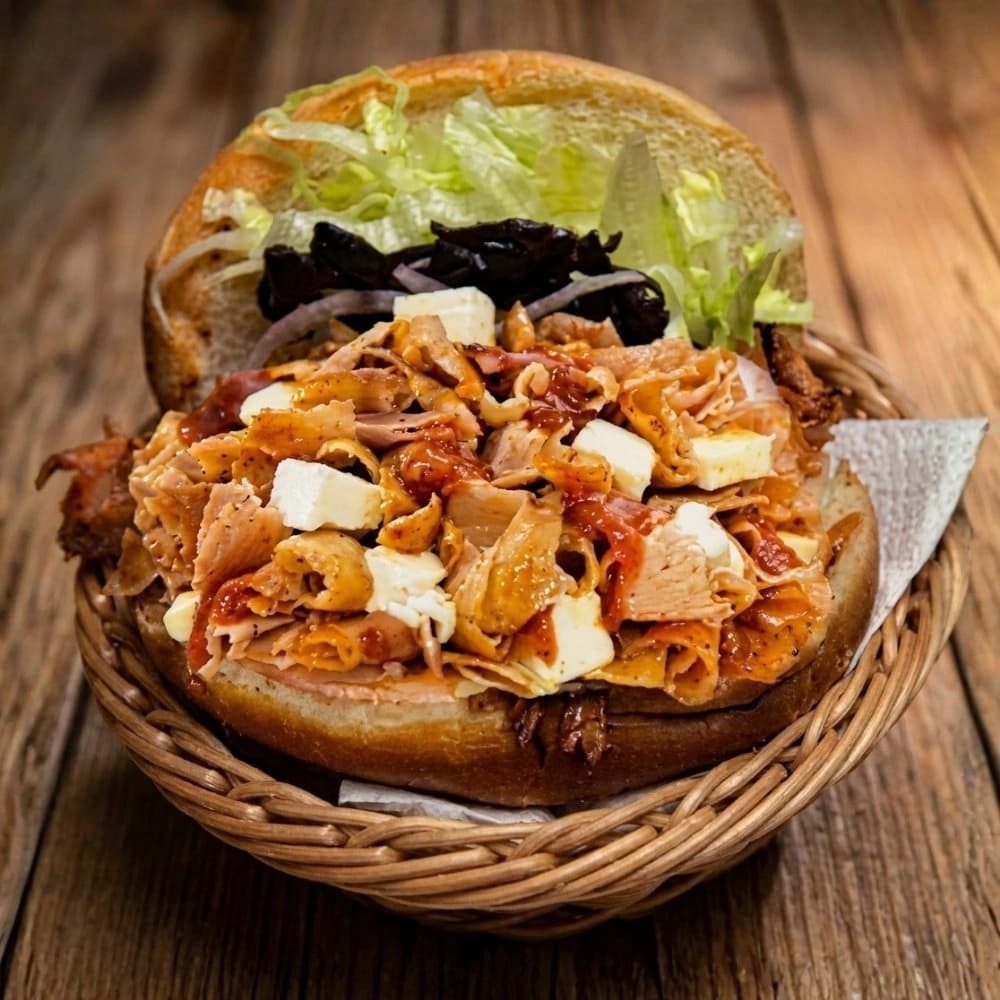 Döner Kebab con Queso